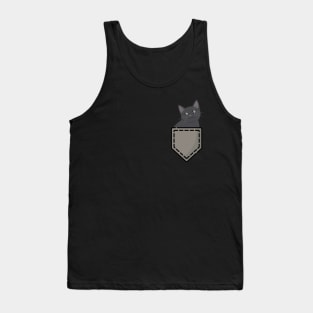 Cute kitten Cat in pocket | I love cats Tank Top